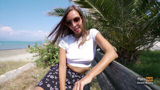 Instagram modell fiatal picsa meglovagolja a pöcst egy kicsike strandolás után. - Szexbalvany