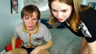 Tinédzser amatőr 18 éves fiatal pár a webkamerába kufirconlak