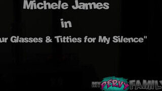 Michele James a méretes cickós fiatal húgi jól bánik a bátyó faszával - Szexbalvany