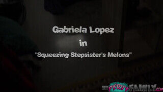 Gabriela Lopez az óriás csöcsű brazil nevelő húgi kamatyol a tesójával - Szexbalvany