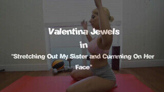 Valentina Jewels a szexy világos szőke termetes mellű spanyol húgi kúr a bratyóval - Szexbalvany