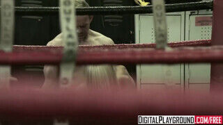 Jesse Jane a a kerek sportos óriási didkós szöszi milf a ringben kúrel - Szexbalvany