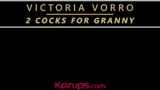 Victoria Vorro a kéjhölgy nagyanyó tini srácokkal kúr - Szexbalvany